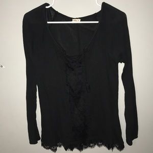 Hollister lace shirt